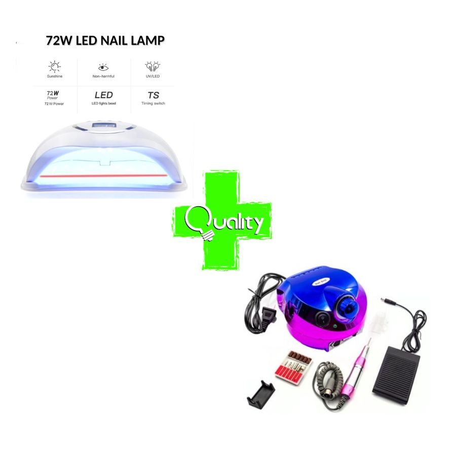 Miniatura 2 de PulidorUñasTornasol DM202+LamparaUñas72w